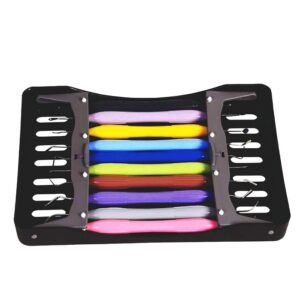 9 Pcs Set Dental Composite Filling Instruments Silicone Handle In Different Colour