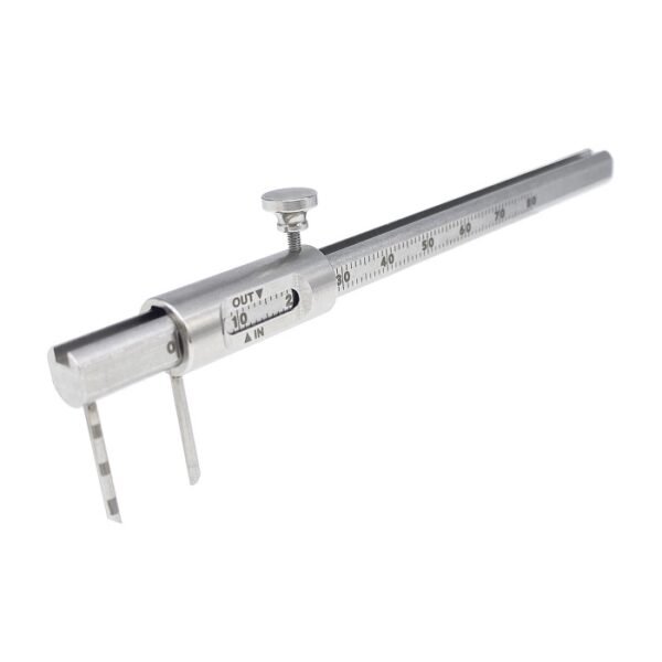 Micro Boley Gauge Straight Dental Ortho Teeth Thickness Measuring Instruments