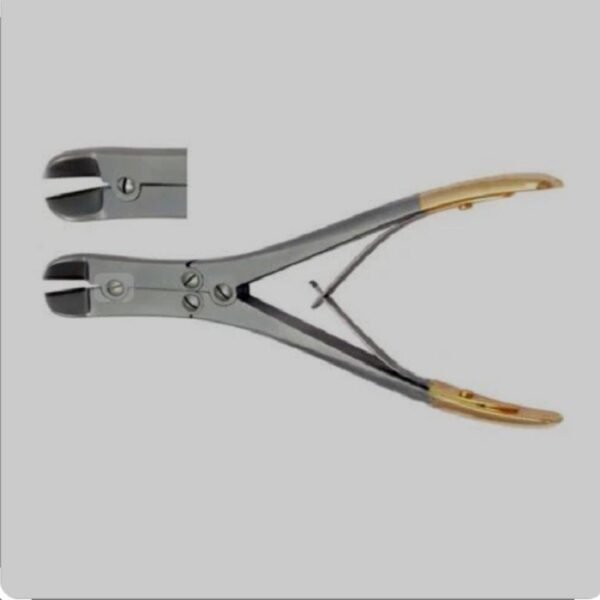 Double Action Wire Cutter In Golden Colour Handle
