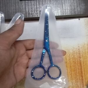 Hair Cutting Scissors in Blue Colour