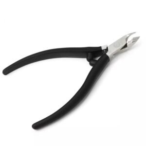 Stainless Steel Cuticle Nail Nipper In Black Colour